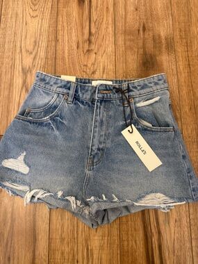 ROLLA'S Dusters short Light Wash Distressed Denim Jean Shorts